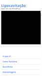 Mobile Screenshot of lipocavitacao.org